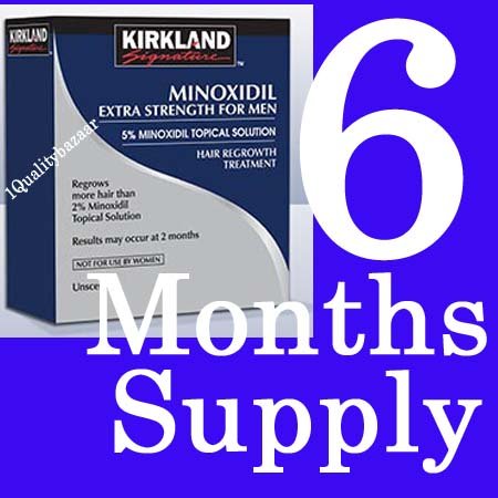Minoxidil Extra Strength for Men 5% Kirkland Signature 6 Months