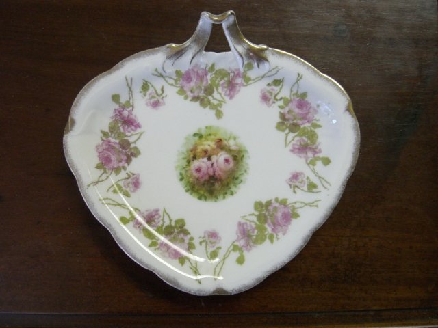 R C Iris Bavaria Porcelain Tray Plate