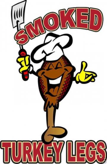 Smoked Turkey Leg decal