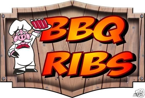 BBQ Ribs Decal