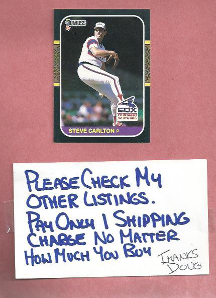 Donruss Steve Carlton Chicago White Sox