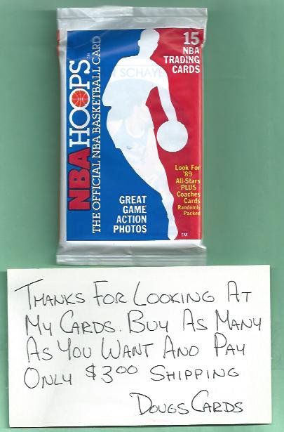 1989 / 90 NBA Hoops Unopened Basketball Pack Michael Jordan Robinson Rookie?