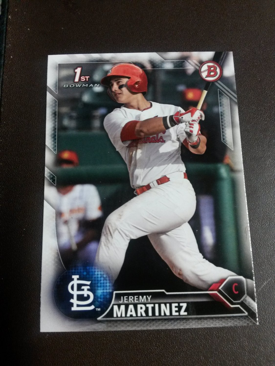 2016 Bowman Draft Jeremy Martinez St Louis Cardinals Rookie # BD-24