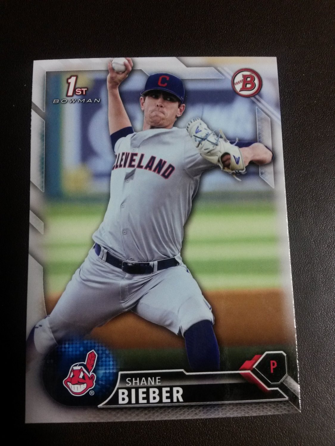 2016 Bowman Draft Shane Bieber Cleveland Indians Rookie # BD-68