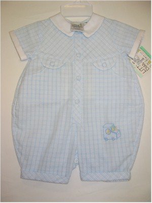 3 month one piece blue and white jumper