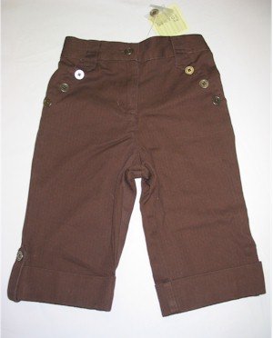 4T brown gaucho pants