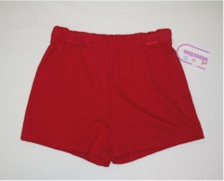 XS(4/5) red shorts
