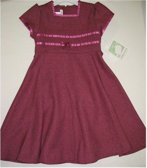 size 5 rose pink short sleeve dress