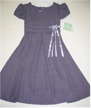 size 5 purple short sleeve dress