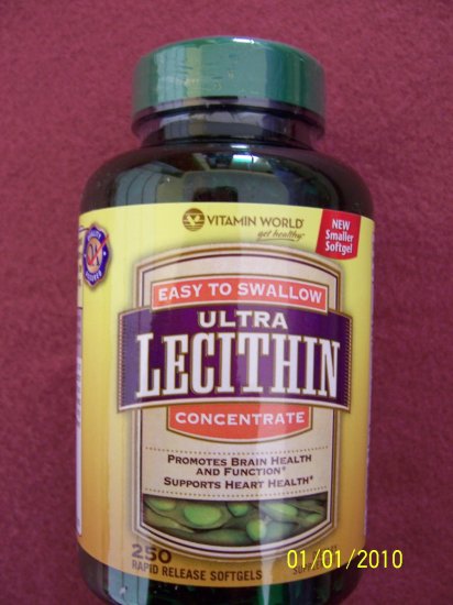 Vitamin World Easy to Swallow Ultra Lecithin 180 sGels