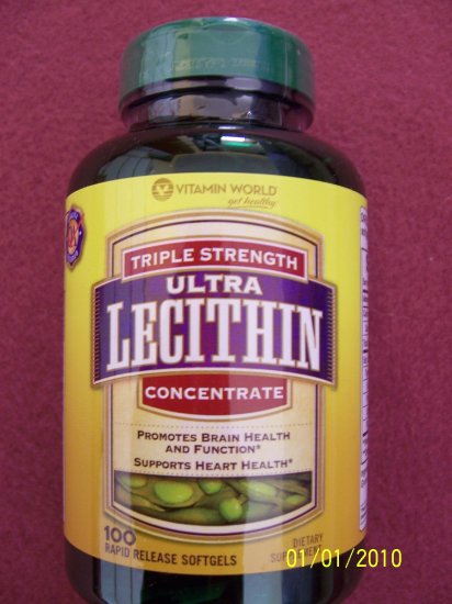 Vitamin World Triple Strength Ultra Lecithin 100 sGels