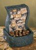33541 ALABASTRITE ROCK WALL TABLE FOUNTAIN