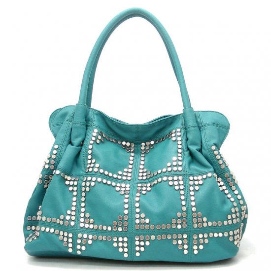 UE Adalie Studded Tote Handbag Purse, Turquoise