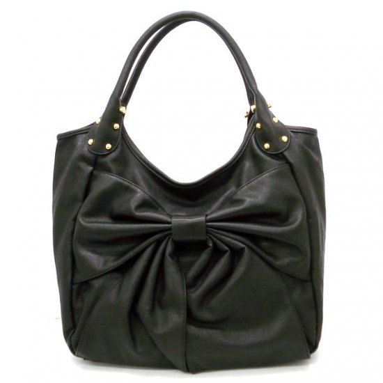 Abella Hobo Handbag Purse, Black