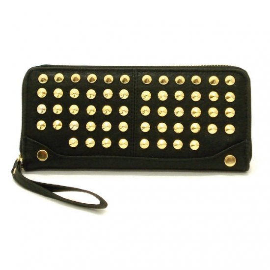 Adalicia Studded Women's Wallet, Black