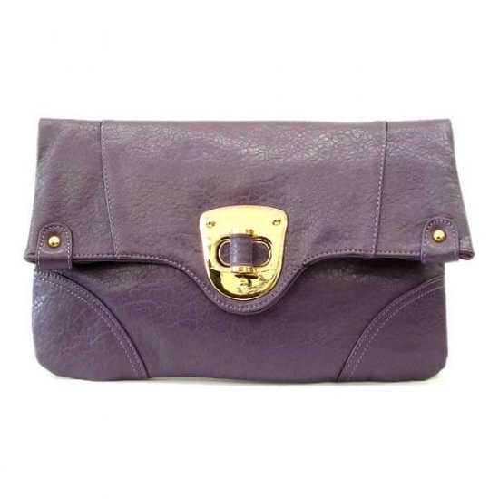 Hilaire Evening Clutch Handbag, Purple