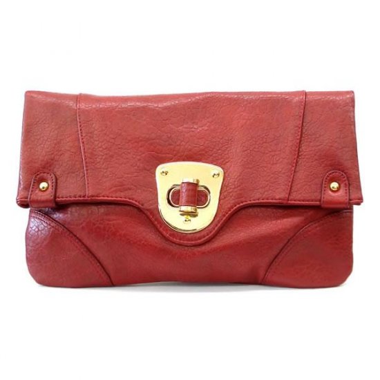 Urban Expressions Hilaire Evening Clutch Handbag, Red