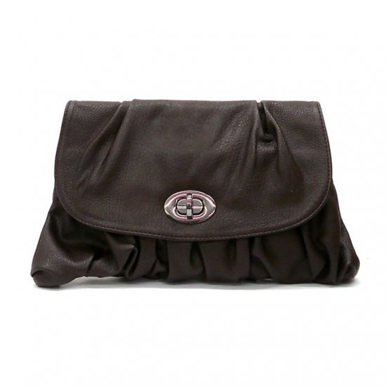 Holly Clutch Handbag, Brown