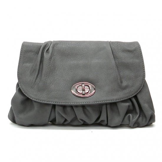 Holly Clutch Handbag, Grey