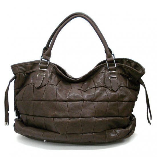 Honore Tote Handbag Purse, Brown