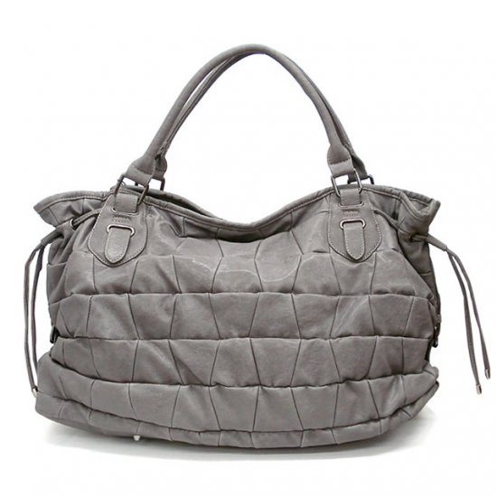 Honore Tote Handbag Purse, Grey