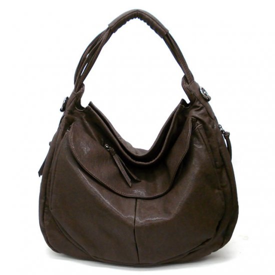 Urban Expressions Maryl Hobo Handbag Purse, Brown