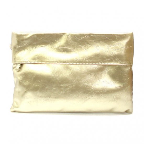 Urban Expressions Mateja Clutch Handbag, Gold