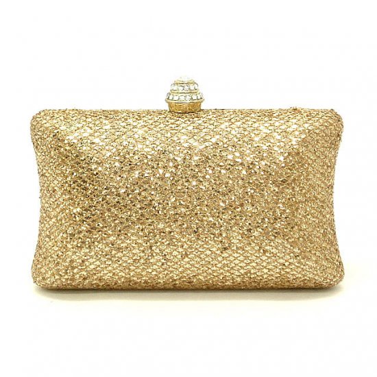 Urban Expressions Clarice Evening Handbag, Gold