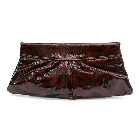 Mathilda Clutch Handbag, Burgandy