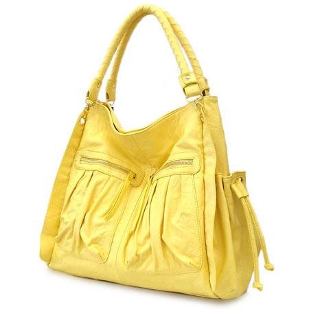 Urban Expressions Bella Ila Hobo Handbag Purse, Yellow