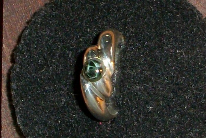 chlorastrolite michigan state gem silver ring