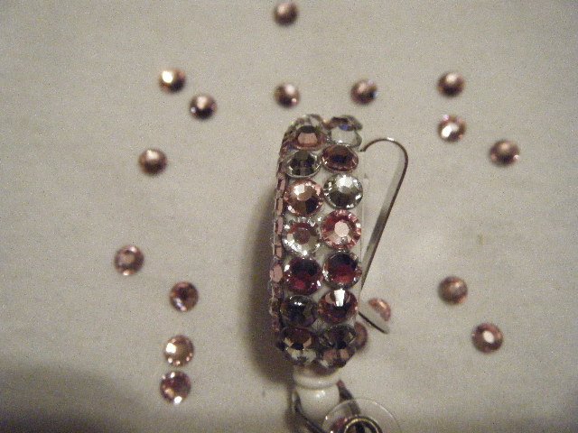 Light Rose and Clear Crystal