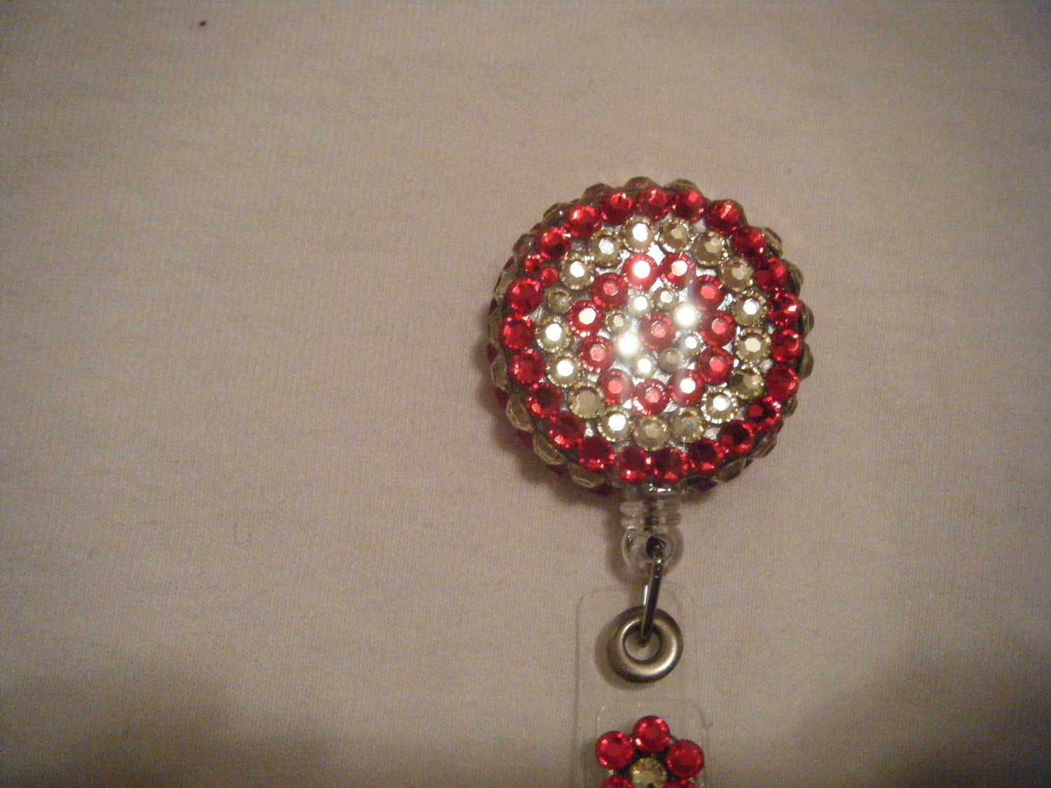 Red and Jonquil Badge Holder