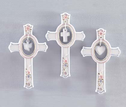 Porcelain Wall Crosses (Item # 32199)