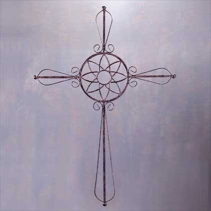 Wrought Iron Cross (Item # 33585)