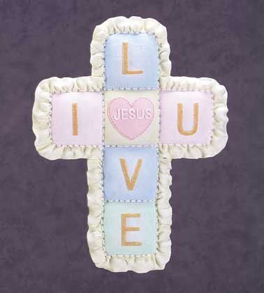 Quilt Wall Cross (Item # 34259)