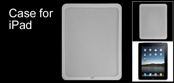 Nonslip Back Cover Silionce Skin Case for Apple iPad