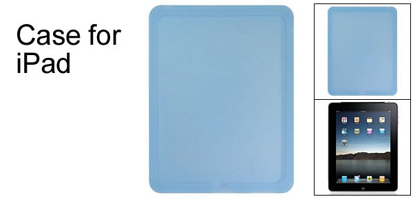 Textured Cornflower Blue Silione Skin for Apple iPad