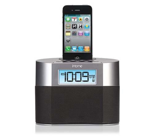 IP23 Alarm Clock for iPhone or iPod - 100-240V Worldwide Use
