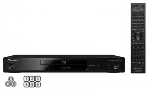 Pioneer BDP-140 3D Regionfree Blu-ray DVD Player Plays any DVD