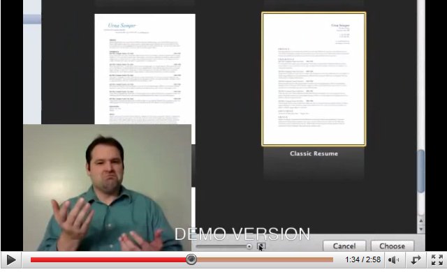 How to make a resume using Pages (Apple)