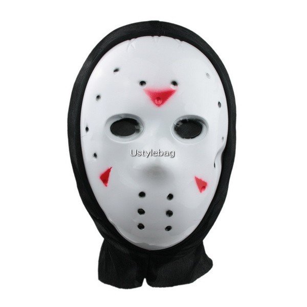 Scary Devil Mask with Black Kerchief for Halloween Costume Ball