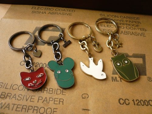 Keychains same style of Marc Jacobs