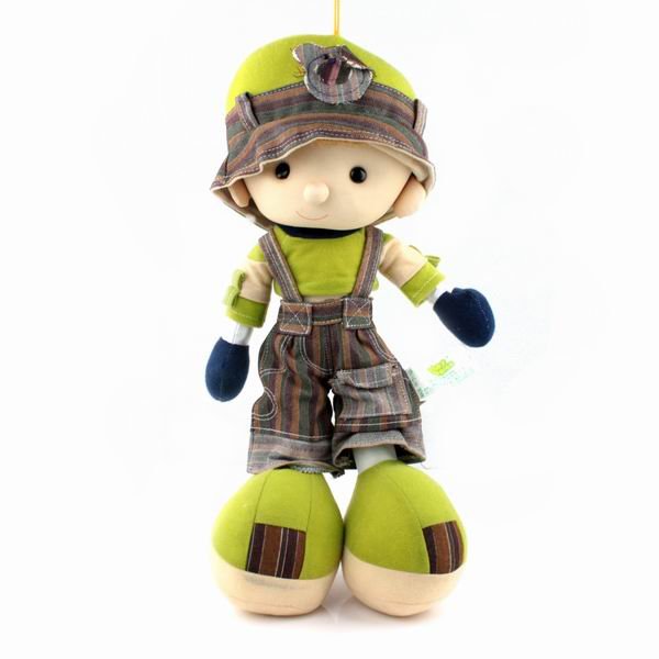 Lovely Cute Soft Boy Stuffed Doll Kids Toy with Clothes New