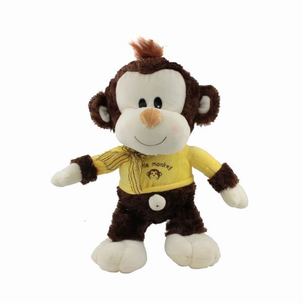Lovely Plush Stuffed Little Monkey Doll Toy Animal Pet New