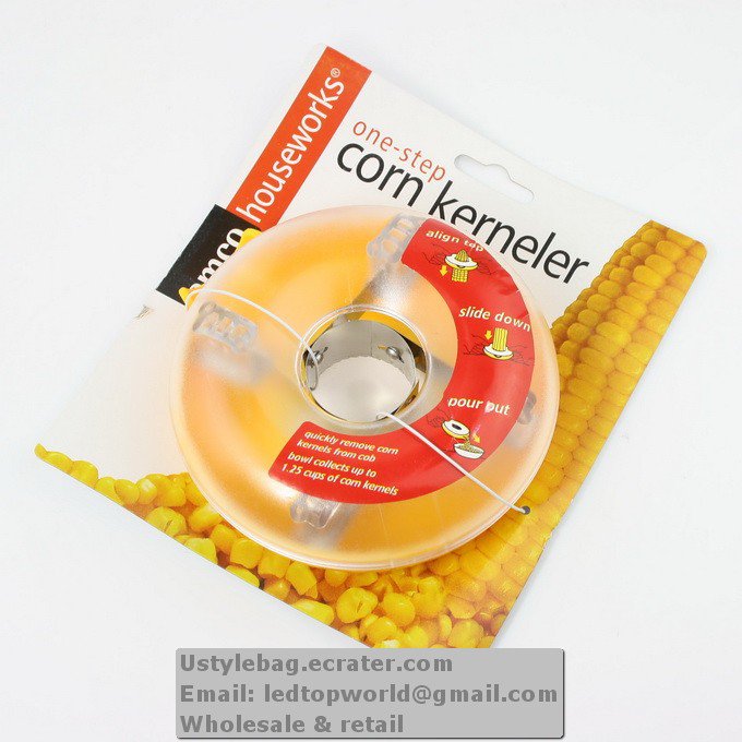Novelty Doughnut Style Washable One Step Corn Stripper