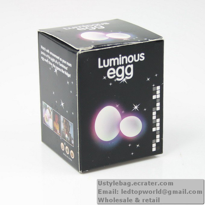 Colorful Luminous Egg Light Funny Tricky Changed Color