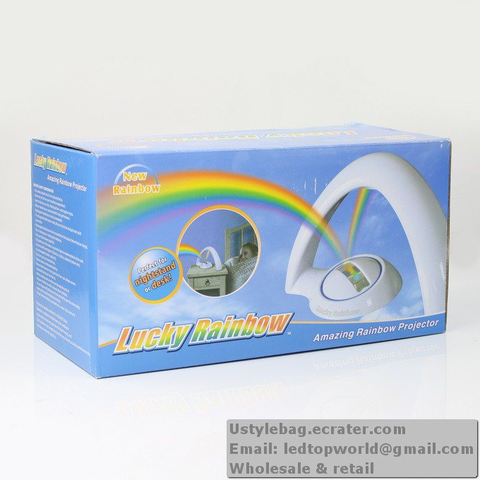 Romantic LED Rainbow Projector Color Night Lamp Light