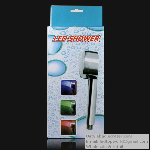 Innovation Romantic 3 Colors LED Lights Bathroom Shower Head