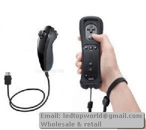 Remote and Nunchuck Controller for Wii (Black)